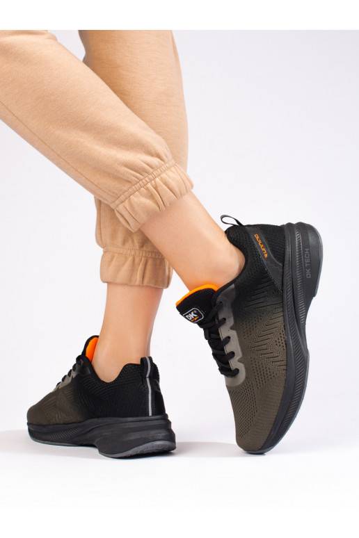 Sportovní dámské černé textilní boty DK