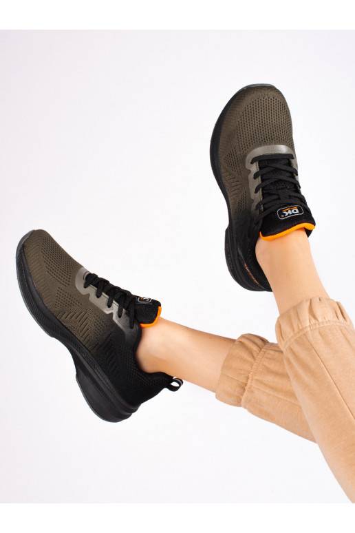 Sportovní dámské černé textilní boty DK