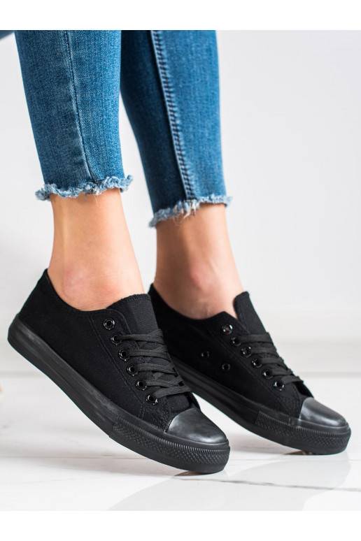 Klasické černé tenisky Shelovet