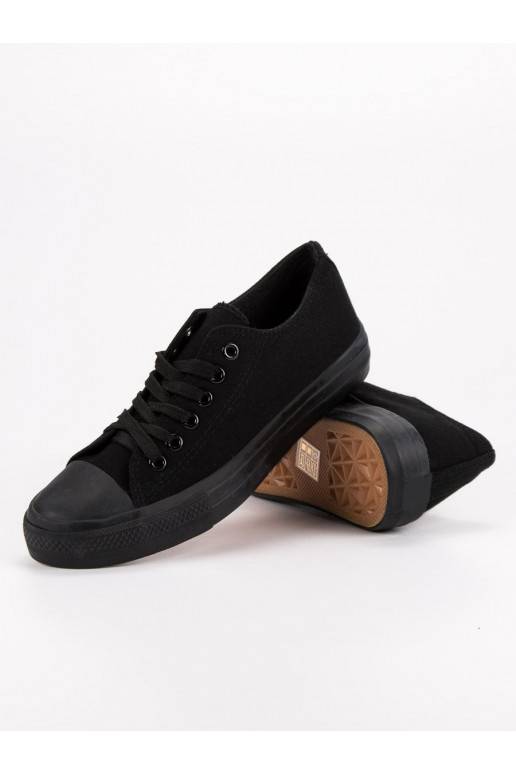 Klasické černé tenisky Shelovet