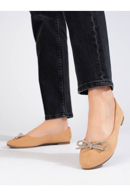 Klasické dámské baleríny béžové Shelovet