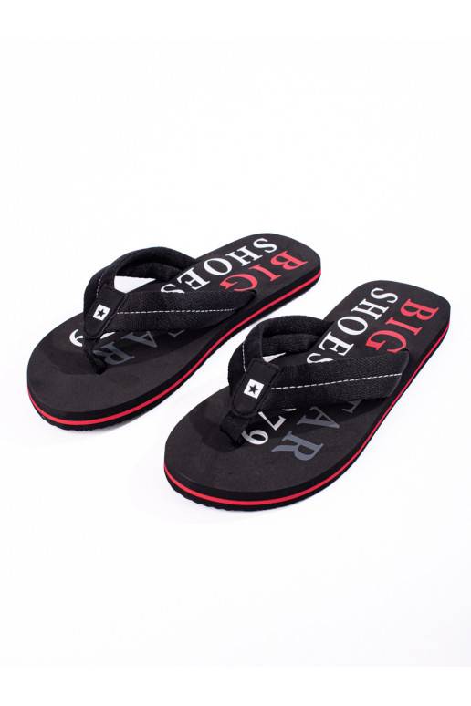 Pánské černé žabky BIG STAR LL174614