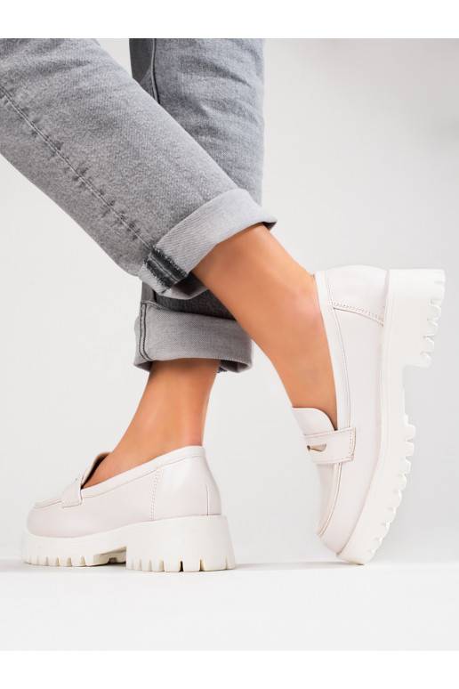 Dámské bílé boty Shelovet s platformou