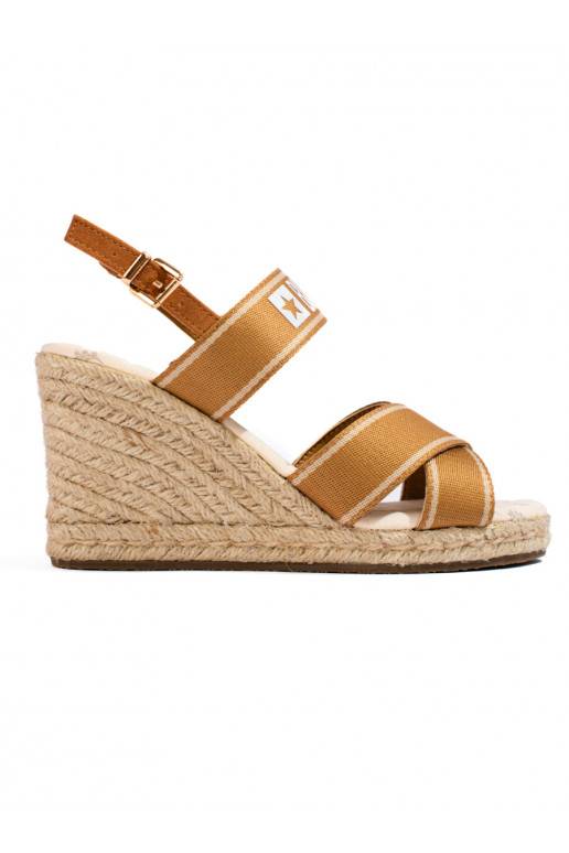 Béžové dámské sandály BIG STAR LL274883