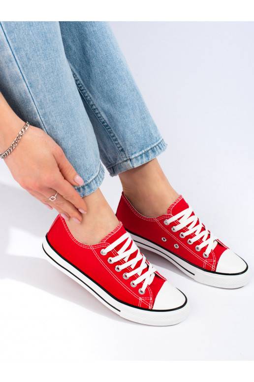 Klasické červené tenisky Shelovet