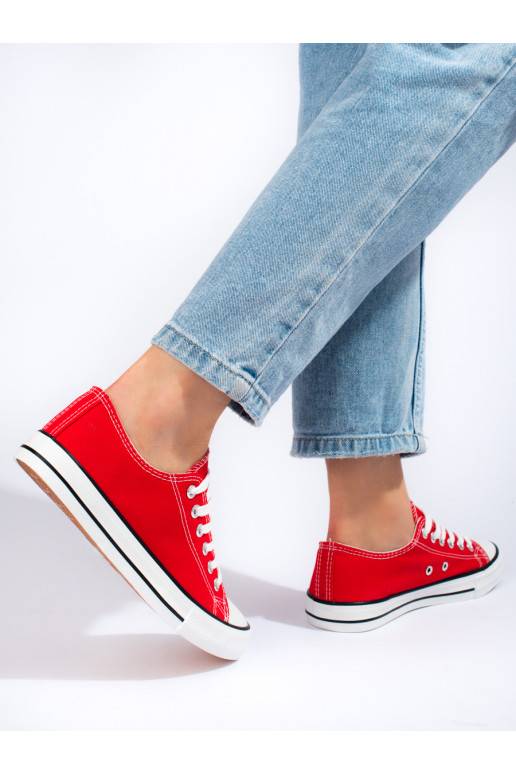 Klasické červené tenisky Shelovet