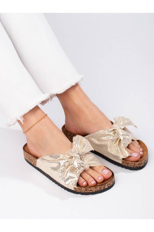 Pohodlné nazouváky s mašlí