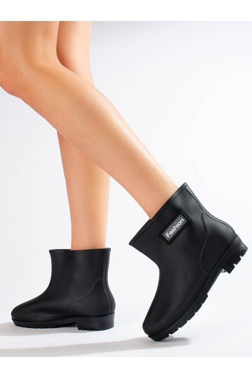 Nízké černé dámské holínky Shelovet