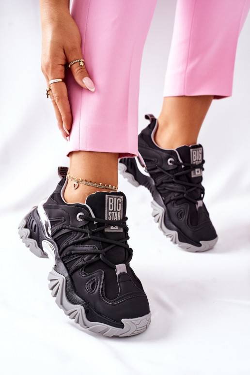 Černé boty sportovního stylu Memory... Černé boty sportovního stylu Memory...