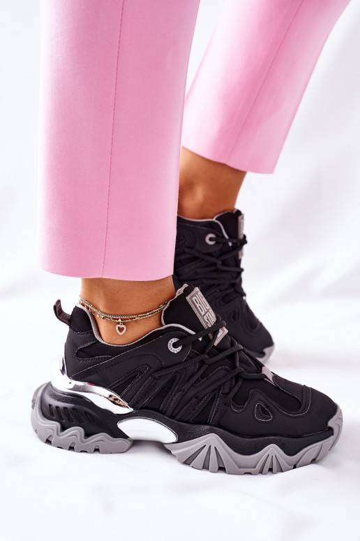 Černé boty sportovního stylu Memory... Černé boty sportovního stylu Memory...