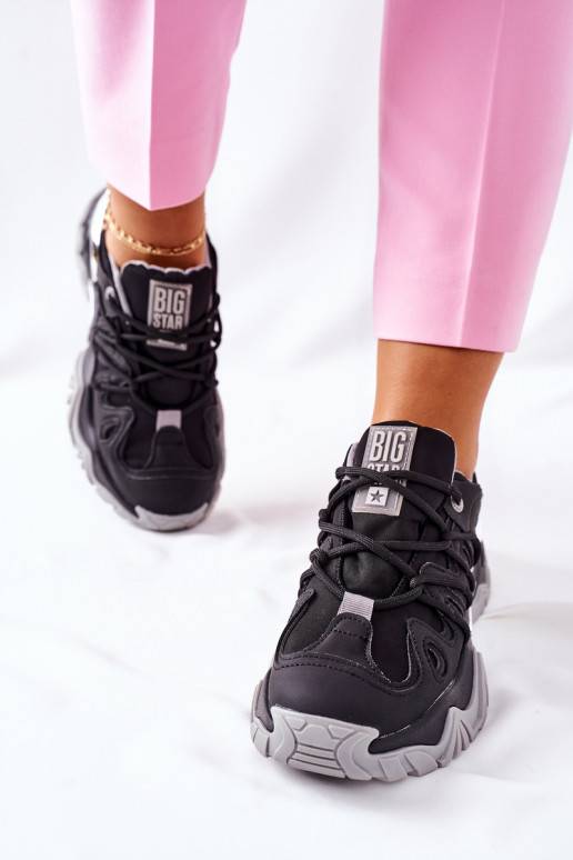 Černé boty sportovního stylu Memory... Černé boty sportovního stylu Memory...