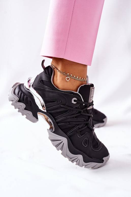 Černé boty sportovního stylu Memory... Černé boty sportovního stylu Memory...