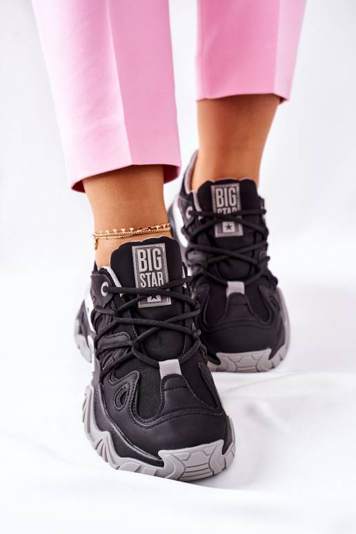 Černé boty sportovního stylu Memory... Černé boty sportovního stylu Memory...