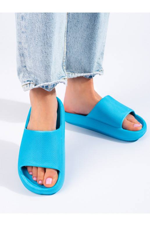 Dámské modré nazouváky Shelovet