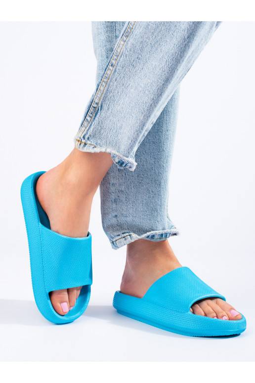 Dámské modré nazouváky Shelovet