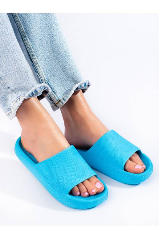 Dámské modré nazouváky Shelovet