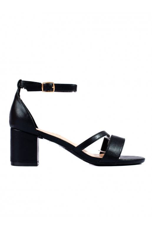 Dámské sandály na sloupku Potocki černé