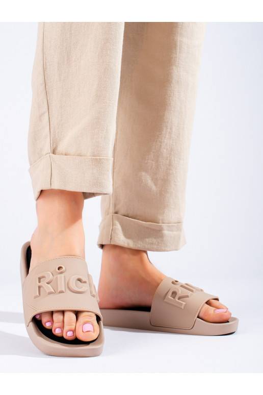 Dámské béžové pantofle Potocki