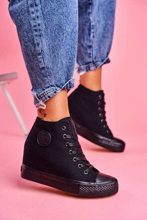 Černý model boty Big Star Sneakers s... Černý model boty Big Star Sneakers s...