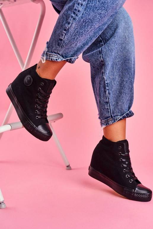 Černý model boty Big Star Sneakers s... Černý model boty Big Star Sneakers s...