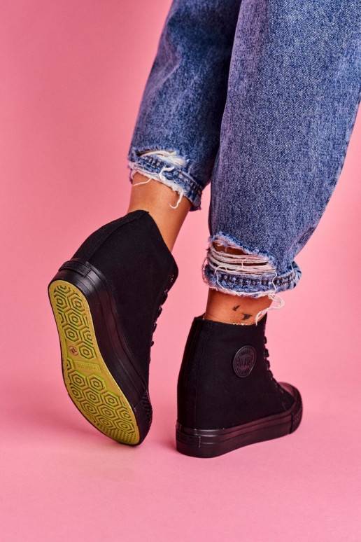 Černý model boty Big Star Sneakers s... Černý model boty Big Star Sneakers s...