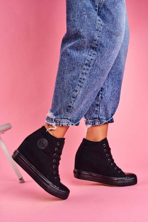 Černý model boty Big Star Sneakers s... Černý model boty Big Star Sneakers s...