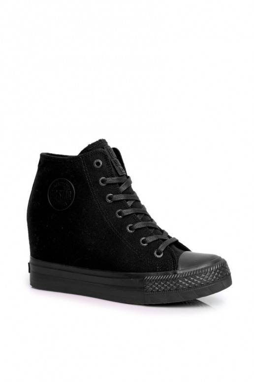 Černý model boty Big Star Sneakers s... Černý model boty Big Star Sneakers s...