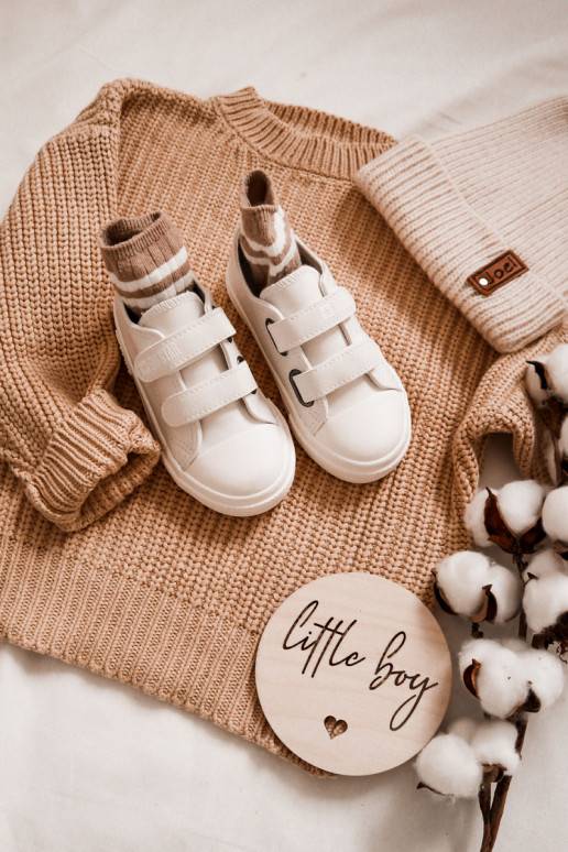 Dětské bílé volnočasové boty BIG STAR... Dětské bílé volnočasové boty BIG STAR...