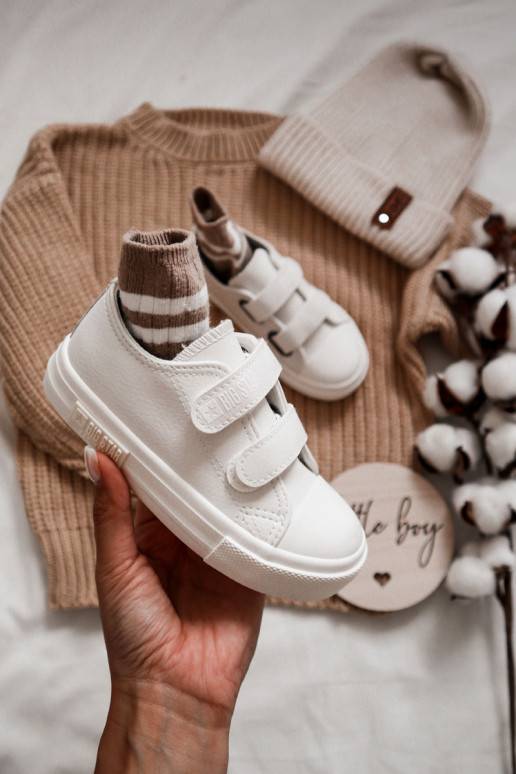 Dětské bílé volnočasové boty BIG STAR... Dětské bílé volnočasové boty BIG STAR...