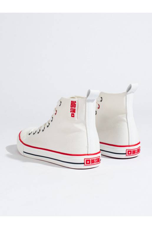 Bílé pánské vysoké tenisky BIG STAR
