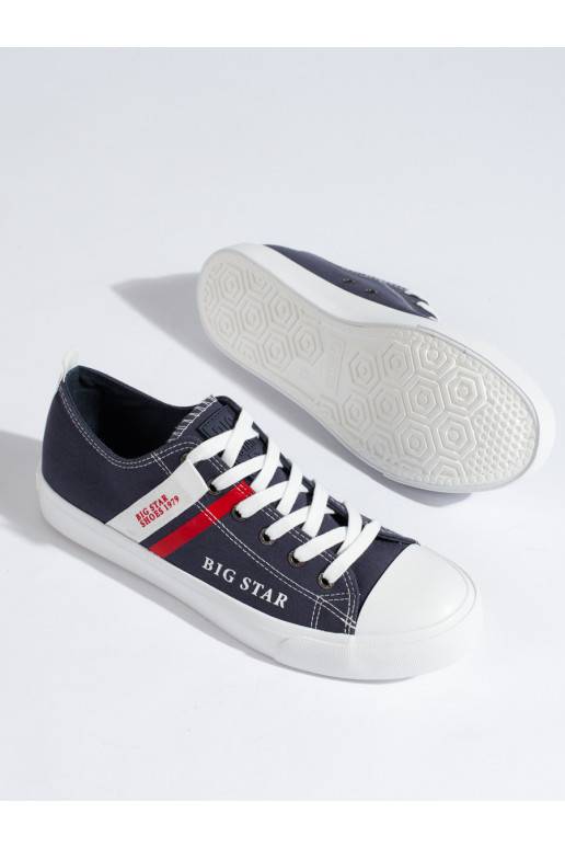 Tmavě modré pánské tenisky BIG STAR LL174006