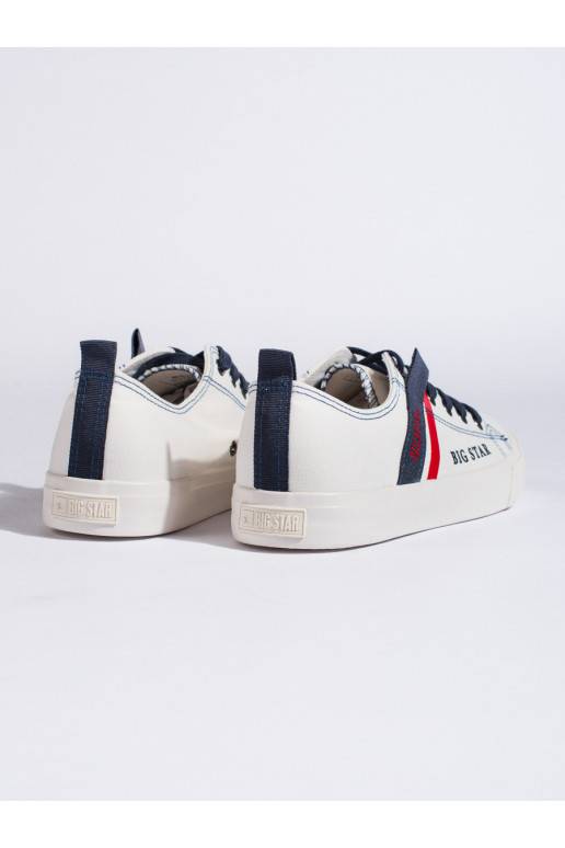 Bílé pánské tenisky z eko kůže BIG STAR LL174005