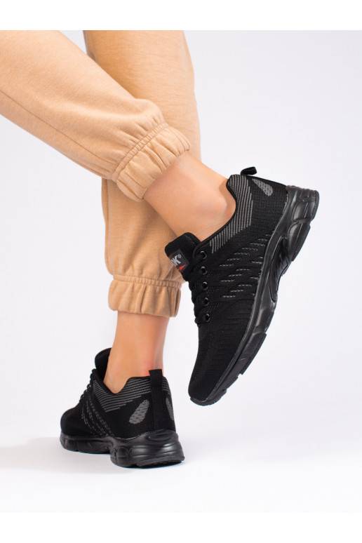Dámské černé textilní sportovní boty DK