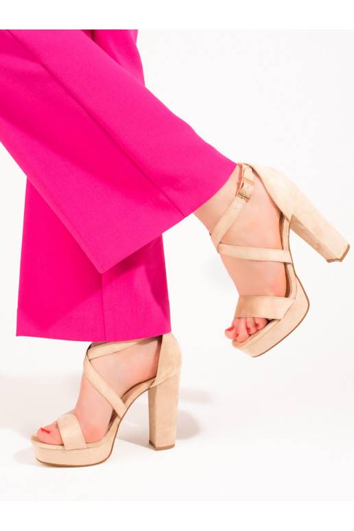 Shelovet sandál na vysokém podpatku Shelovet sandál na vysokém podpatku