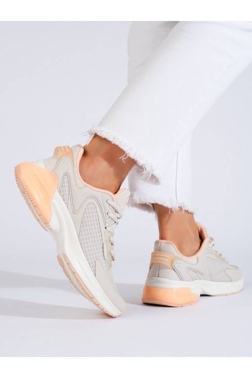 Dámské sportovní béžové boty LL274336 BIG STAR