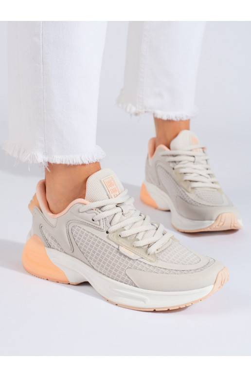Dámské sportovní béžové boty LL274336 BIG STAR