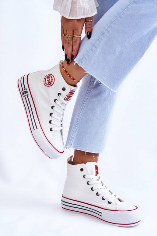 Ležérní boty s platformou Big Star... Ležérní boty s platformou Big Star...