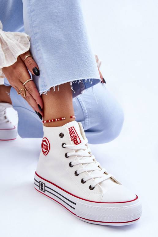 Ležérní boty s platformou Big Star... Ležérní boty s platformou Big Star...