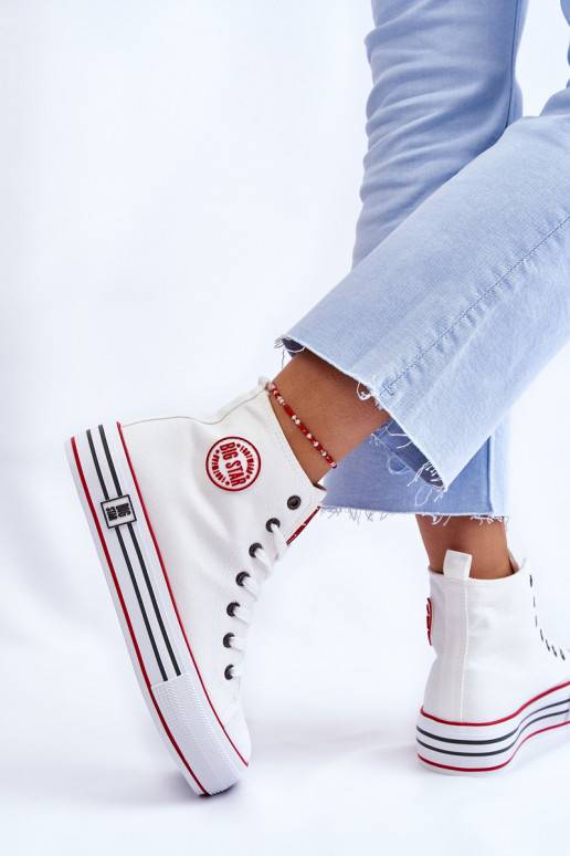 Ležérní boty s platformou Big Star... Ležérní boty s platformou Big Star...