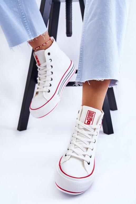 Ležérní boty s platformou Big Star... Ležérní boty s platformou Big Star...