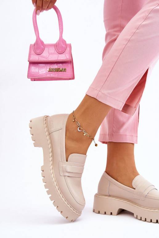 Béžové mokasíny Big Star