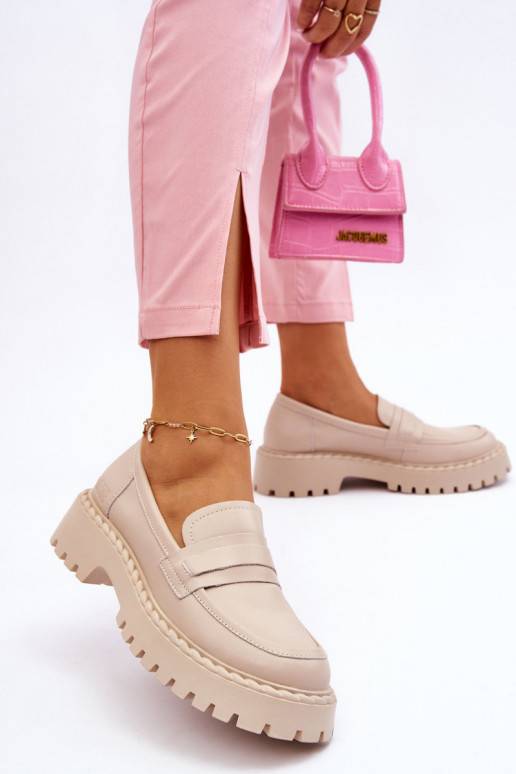 Béžové mokasíny Big Star