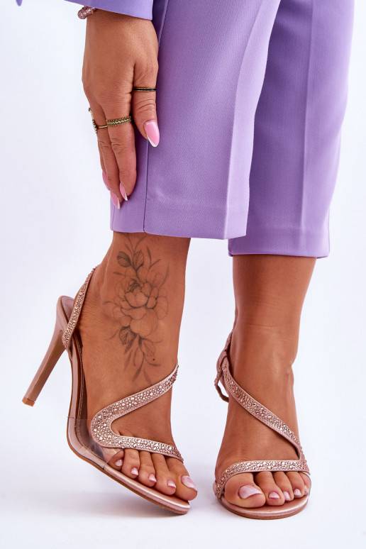 Sandály elegantní styl s podpatky... Sandály elegantní styl s podpatky...