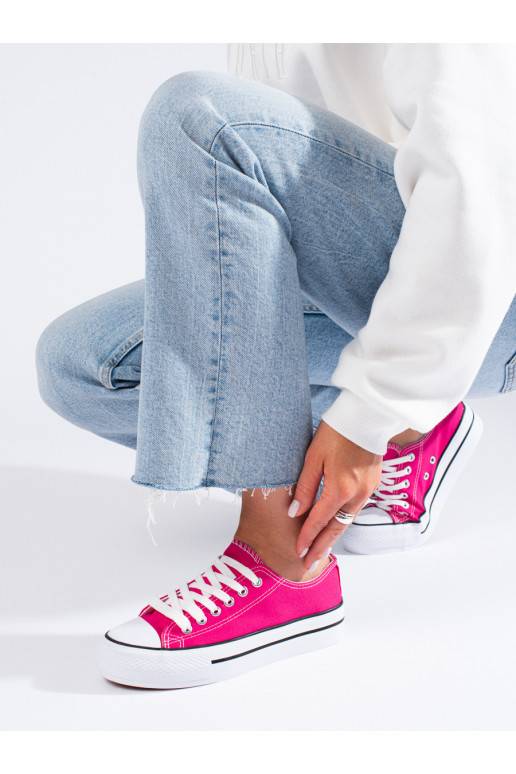 Dámské růžové nízké tenisky Shelovet