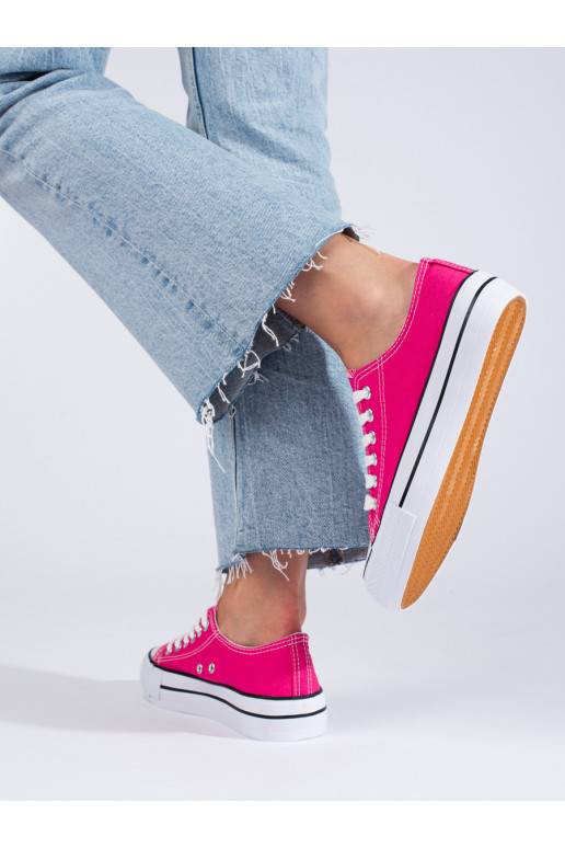 Dámské růžové nízké tenisky Shelovet