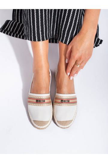 Bílé dámské espadrilky BIG STAR LL274893 2