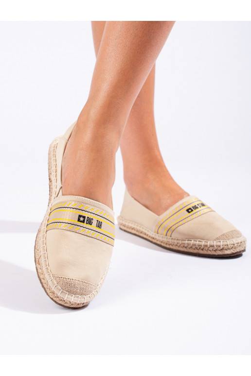 Béžové dámské espadrilky BIG STAR LL274895