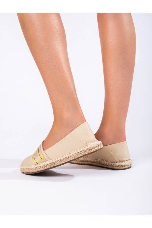 Béžové dámské espadrilky BIG STAR LL274895