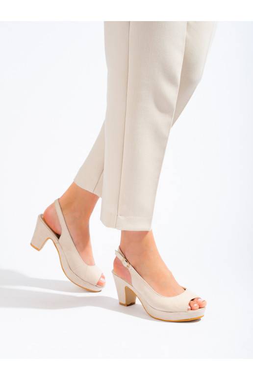 Letní sandály Shelovet světle béžové...