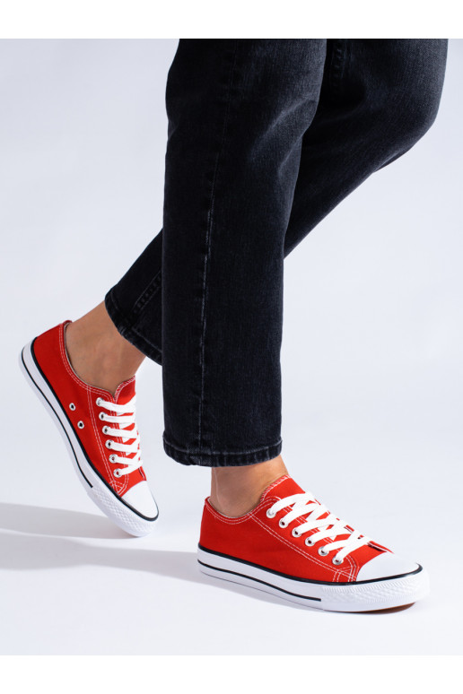 Klasické červené tenisky Shelovet